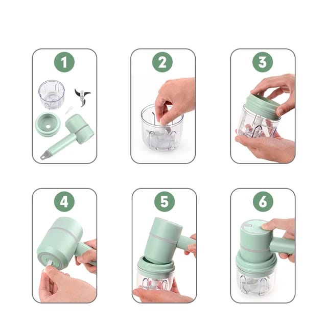 Procesador De Alimentos 3 En 1